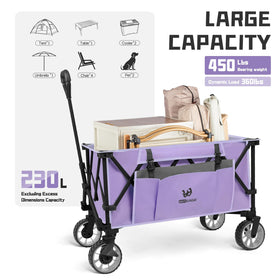 Whitsunday folding wagon side-pocket stores gear with quick access