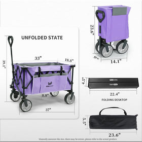 Whitsunday folding wagon storage bag keeps it organized