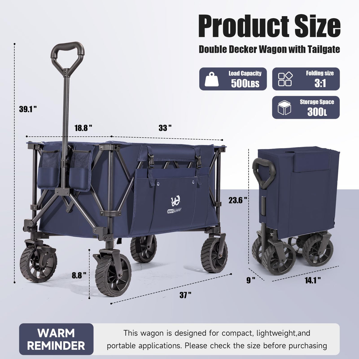 Whitsunday folding wagon table board providing a stable outdoor surface