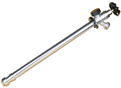 WHK frost-free outdoor faucet with vacuum breaker for backflow prevention.