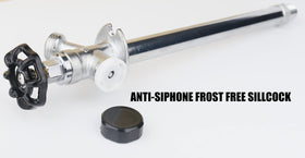 WHK 12inch frost-proof faucet with 1/2 in MIP to 3/4 in hose bib.