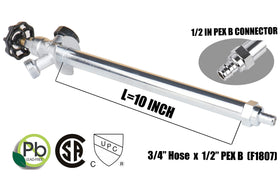 WHK brass frost-free sillcock with vacuum breaker for durable protection