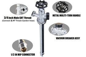 WHK polished chrome finish adds corrosion resistance and a clean look.