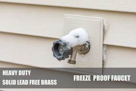 WHK wall-mount flange supports secure outdoor installation.