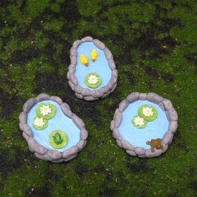 Whlo4U container garden decor set for tabletop arrangements.