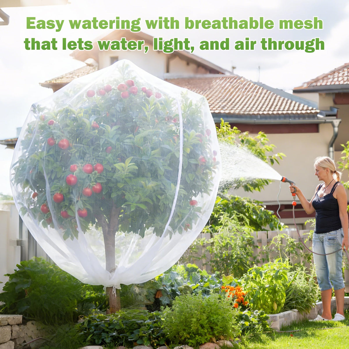 Whmayai UV-stabilized PE mesh netting withstands outdoor use