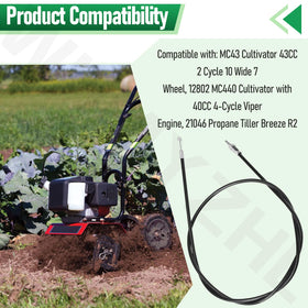 WHMYZHL 14645 cable assembly on MC43 cultivator in action.