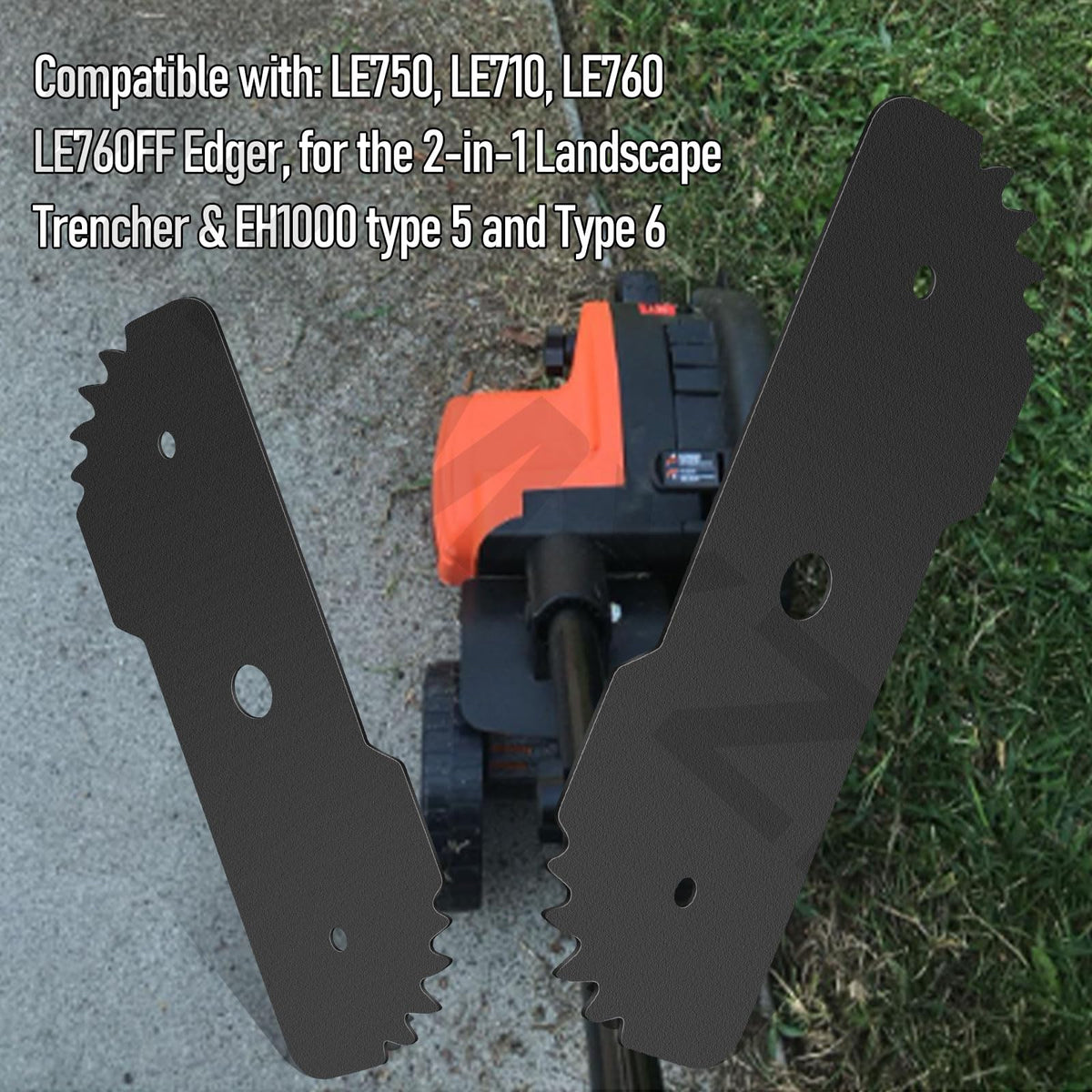 WHMYZHL 2-in-1 landscape trencher compatibility supports versatile edging.