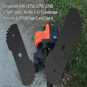 WHMYZHL 2-in-1 landscape trencher compatibility supports versatile edging.