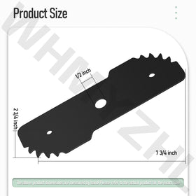 WHMYZHL 6-pack edger blades with washers for quick blade changes.