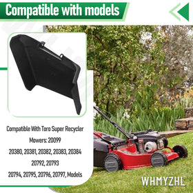 WHMYZHL clean discharge accessory keeps yard debris flowing smoothly.