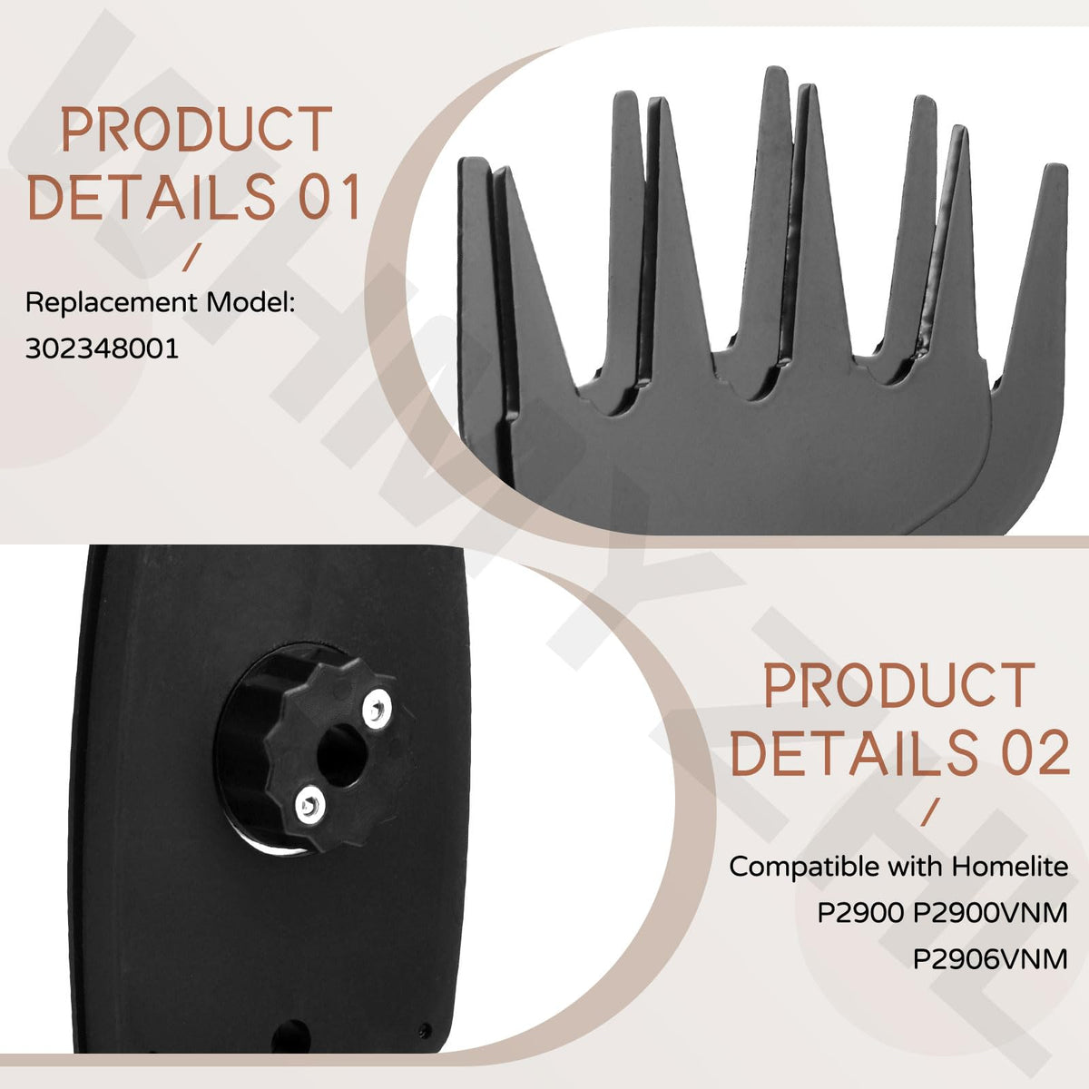 WHMYZHL Ryobi P2900 blade compatible for reliable pruning