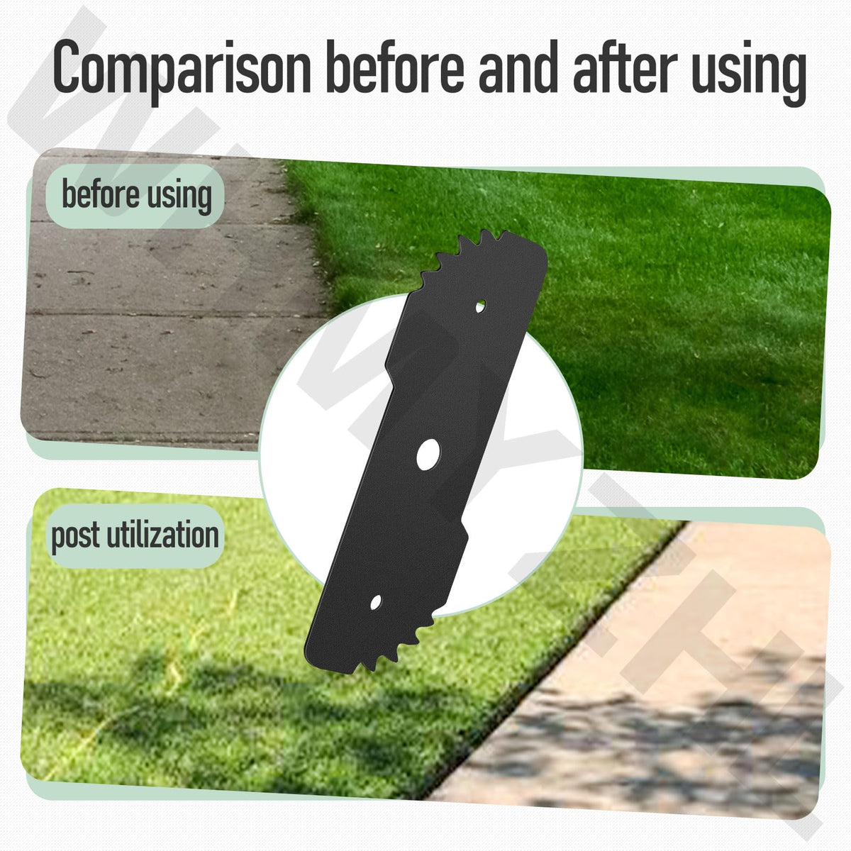 WHMYZHL Edge Hog blade compatible with Black Decker LE750.