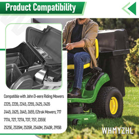 WHMYZHL dust-blocking seal demonstrates cleaner deck and bag area
