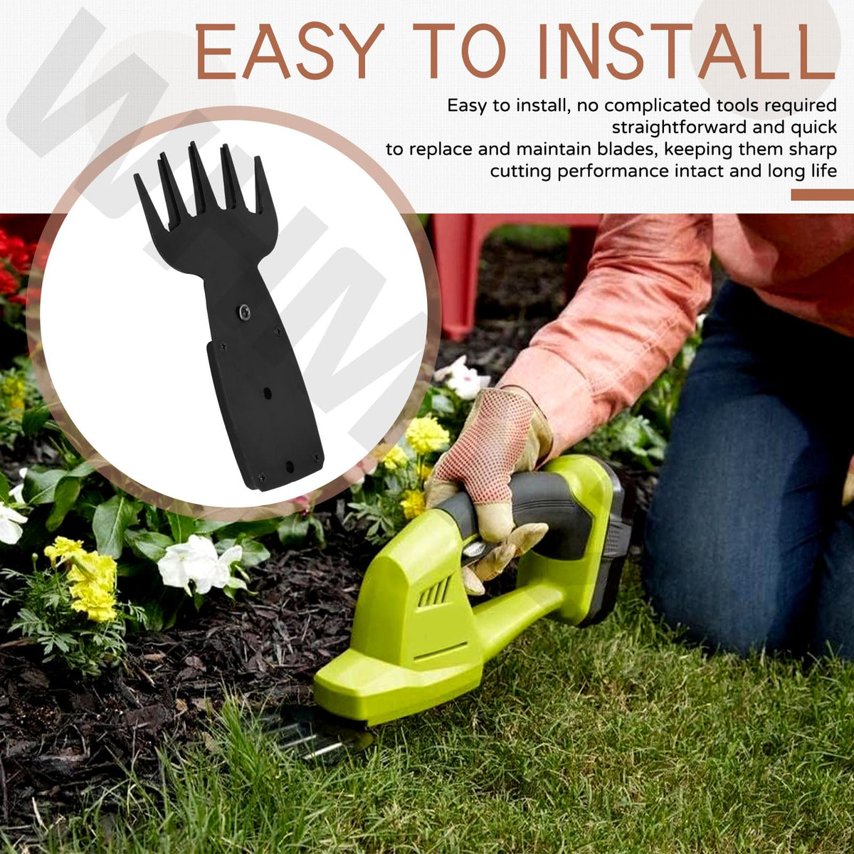 WHMYZHL easy-install blade for fast maintenance and neat cuts