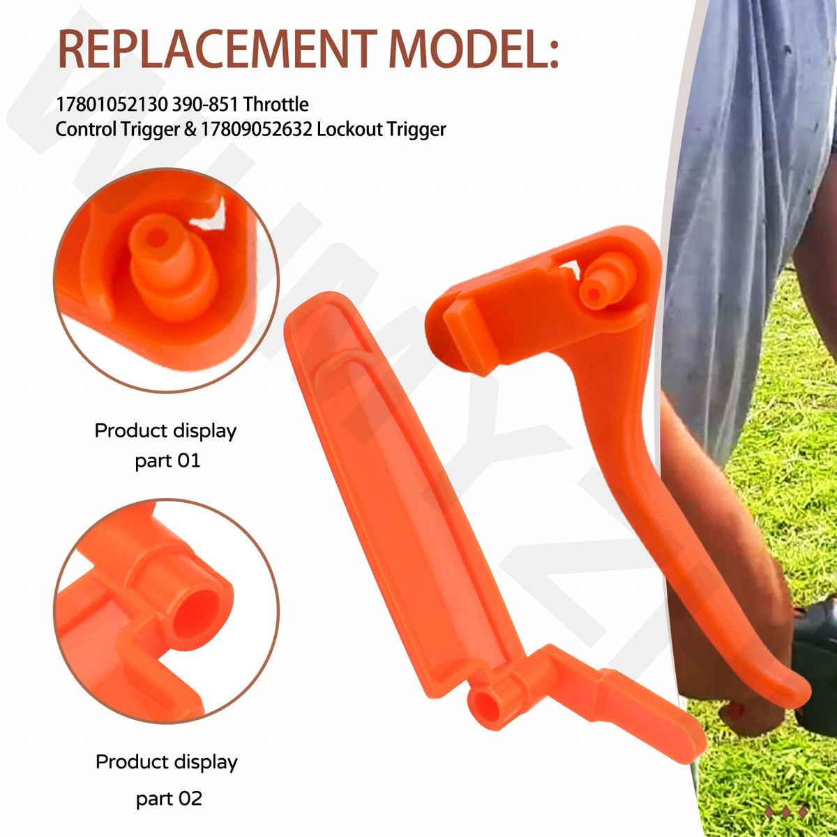 WHMYZHL Echo SRM series compatibility close up for easy fit