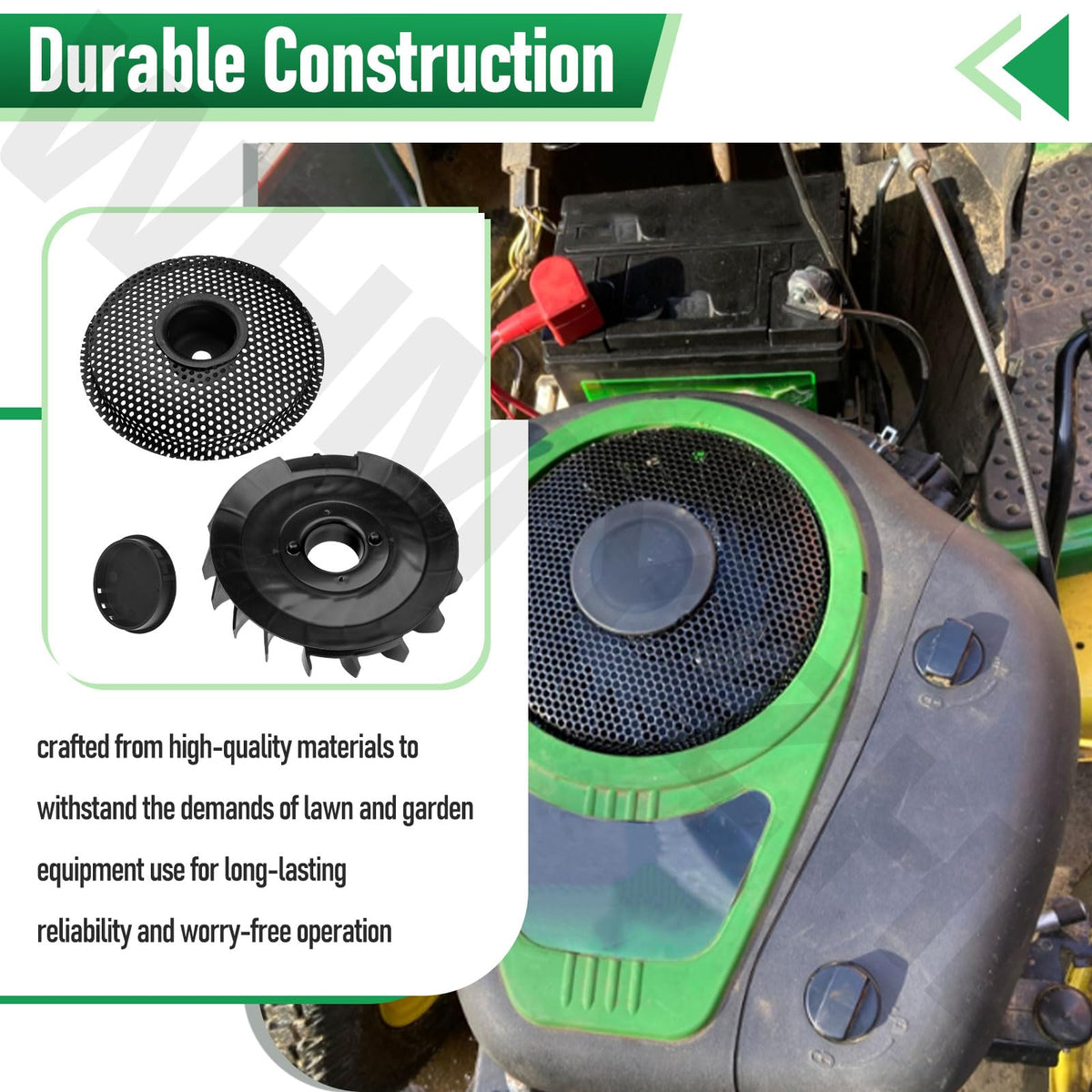WHMYZHL engine cooling airflow supports steady mower performance