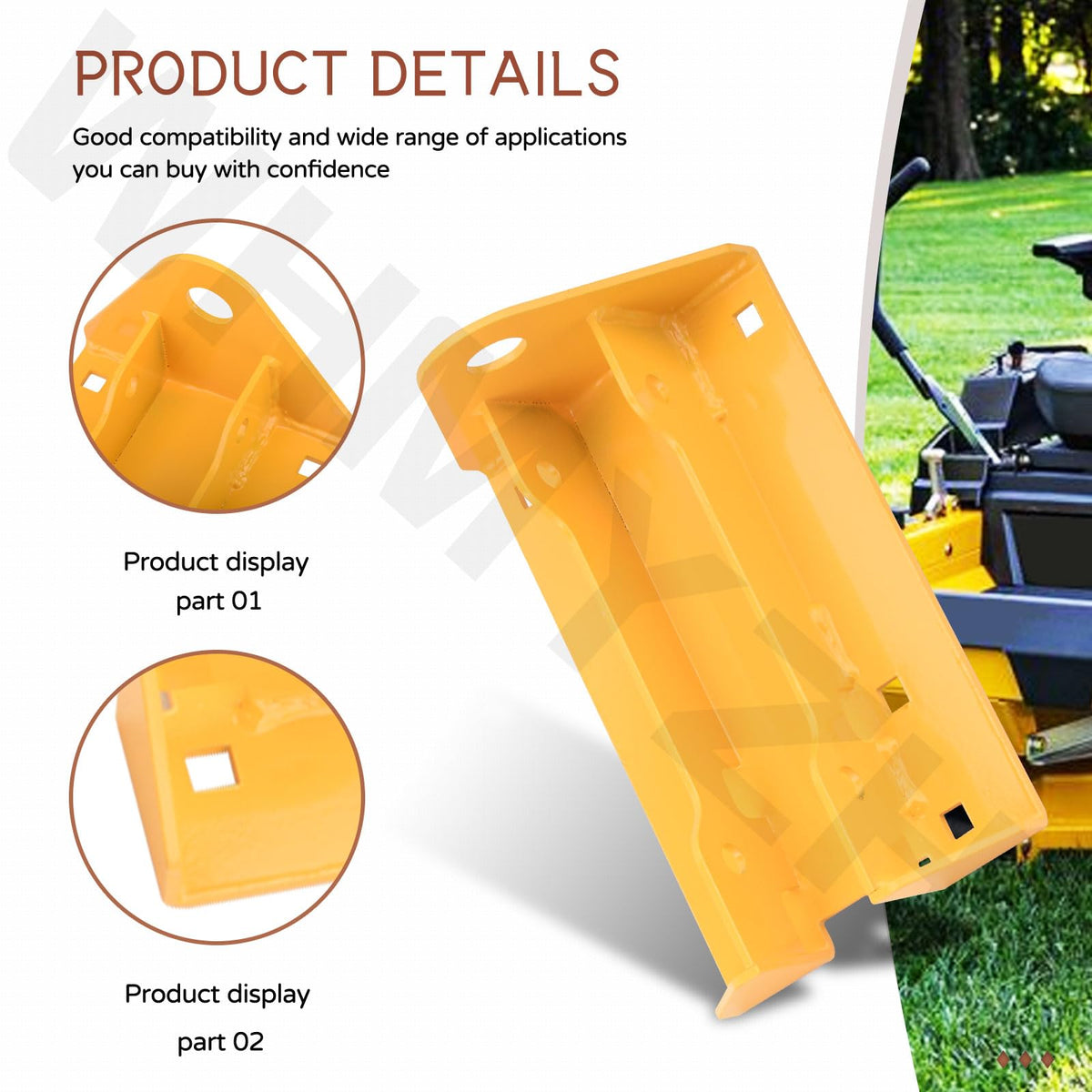 WHMYZHL Hitch Kit 127156 built for outdoor durability and long-term use.