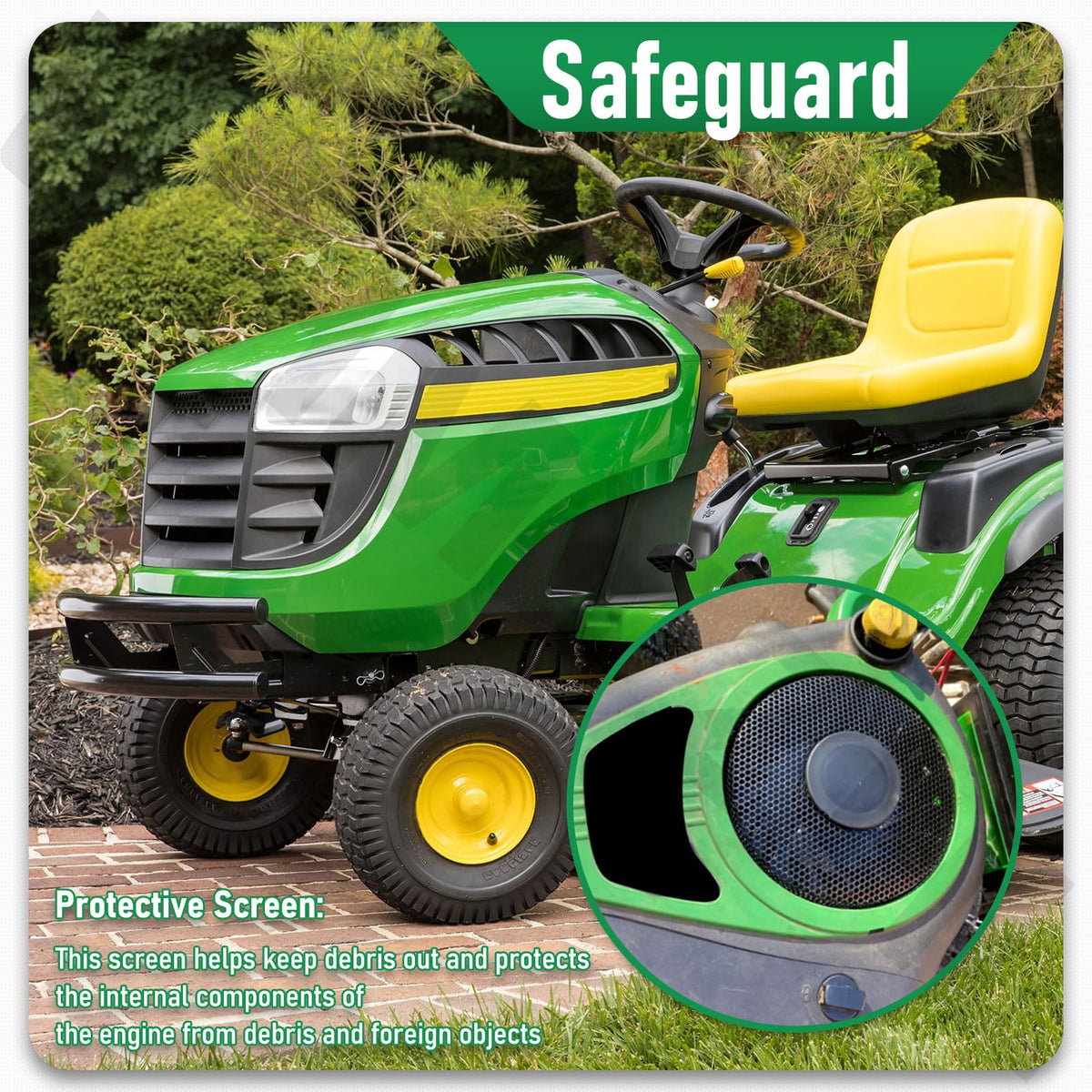 WHMYZHL John Deere E100 D100 fit ensures broad compatibility