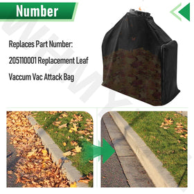 WHMYZHL leaf bag full capacity reduces interruptions during extended yard cleanup