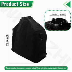 WHMYZHL leaf bag wide opening enables fast leaf emptying and easy debris disposal