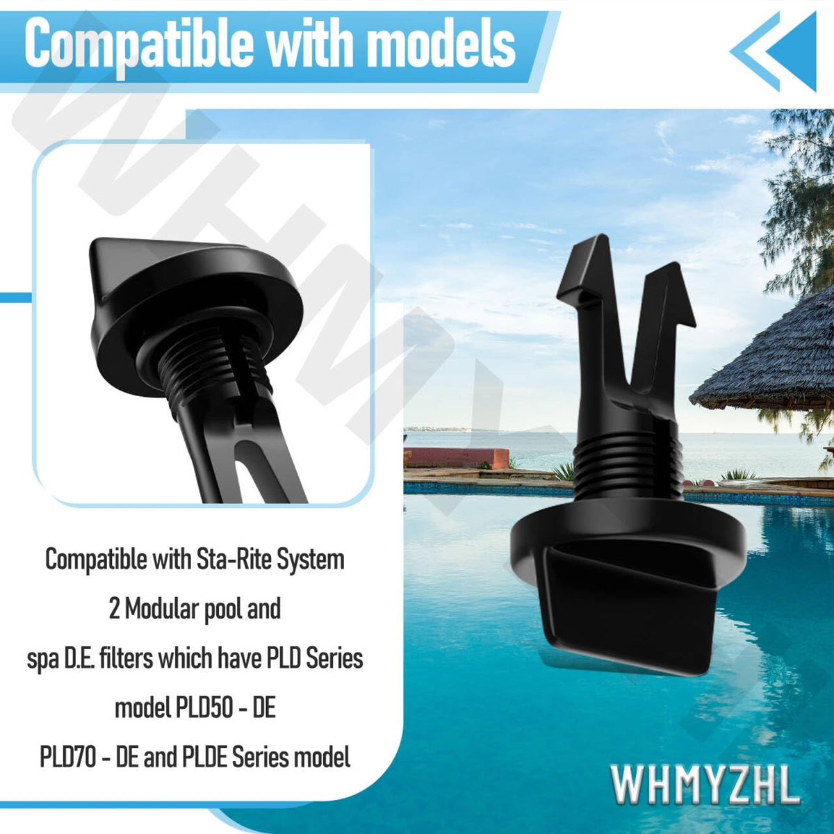 WHMYZHL PLM series compatibility for modular pool filters.
