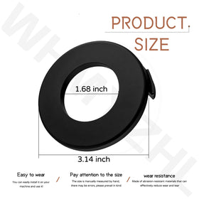 WHMYZHL spool cover with sturdy plastic construction resists damage.