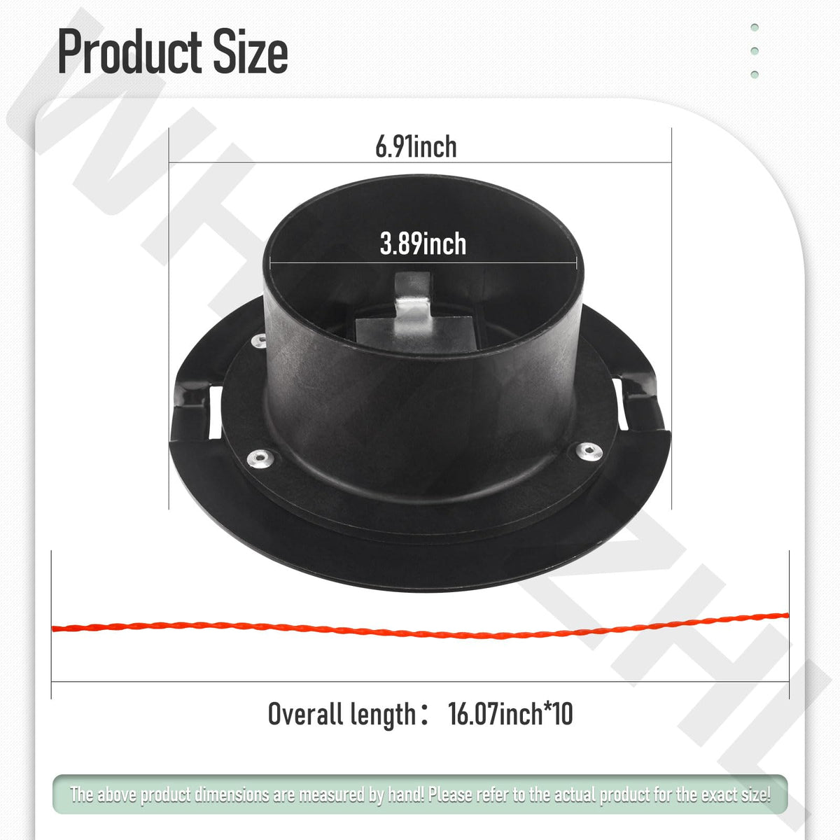 WHMYZHL trimmer line spool with extra line for quick maintenance