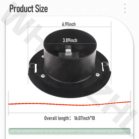 WHMYZHL trimmer line spool with extra line for quick maintenance