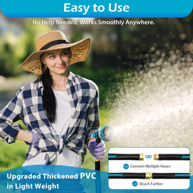 WHOBUY brass connectors provide leakproof outdoor connections.
