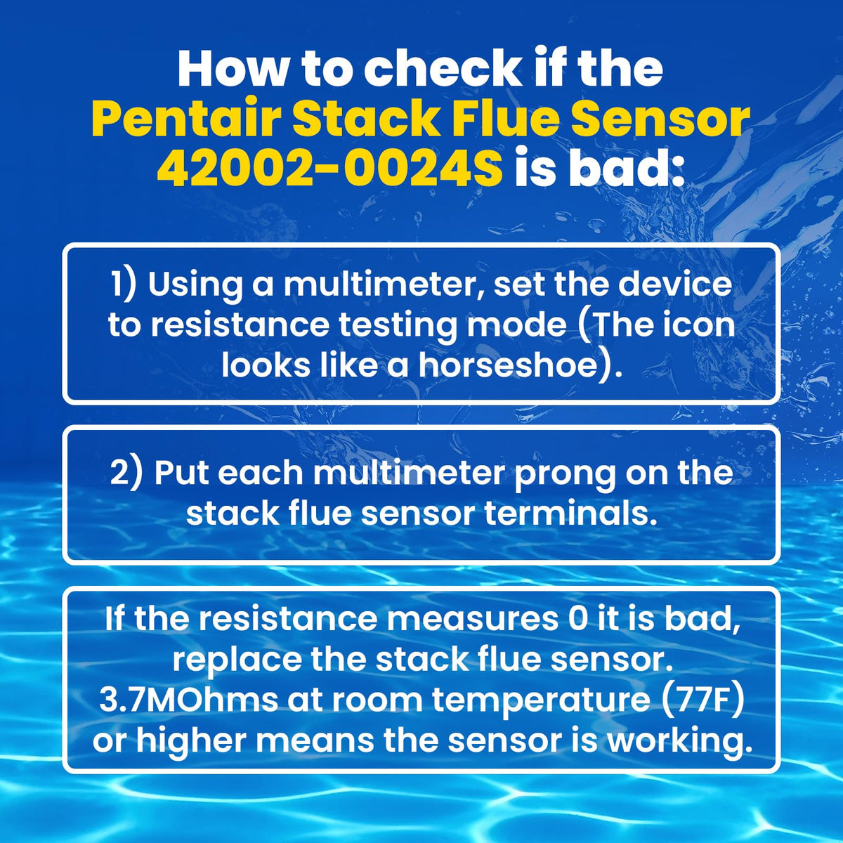 Wholesale Sensors Pentair 42002-0024S two-pack packaging with included hardware