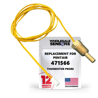 Wholesale Sensors Pentair 471566 thermistor probe closeup ensures accurate MiniMax temperature readings.