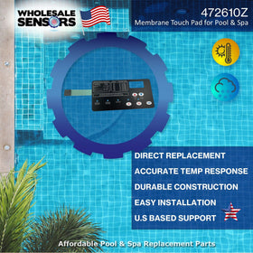 Wholesale Sensors Pentair 472610Z membrane pad installation for MasterTemp—quick swap