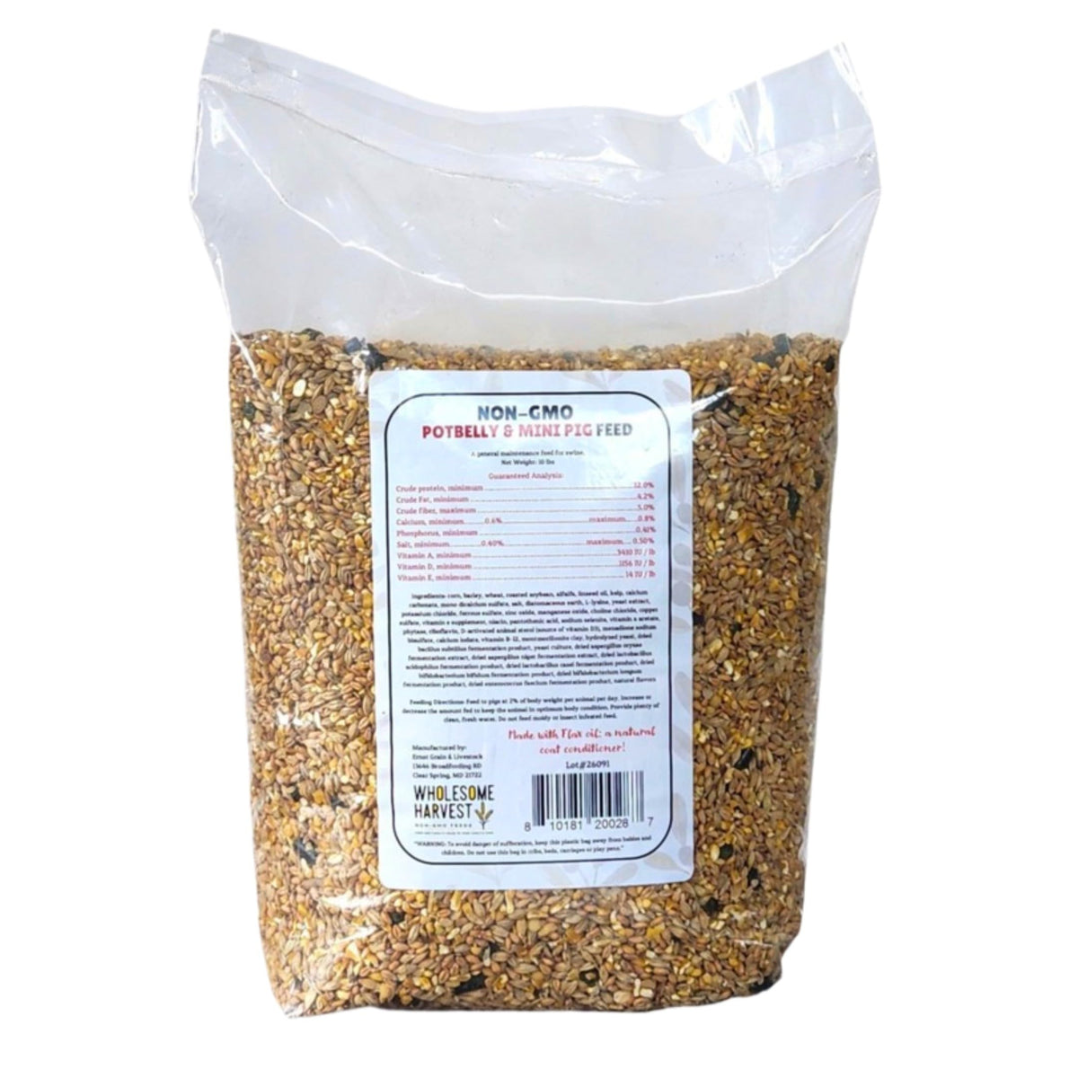 Wholesome Harvest mini pig diet bowl promotes healthy growth and vitality.