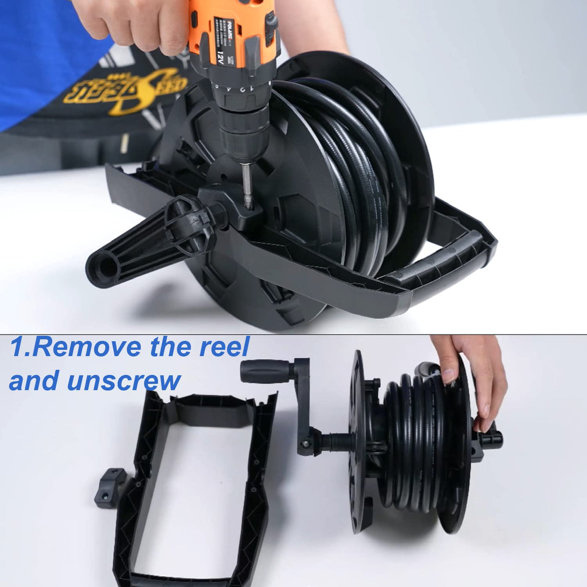 WHOLESUN replacement hose fittings assembly for easy DIY maintenance with a screwdriver.