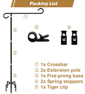 Whoonba black powder-coated steel base resists rust and bending.