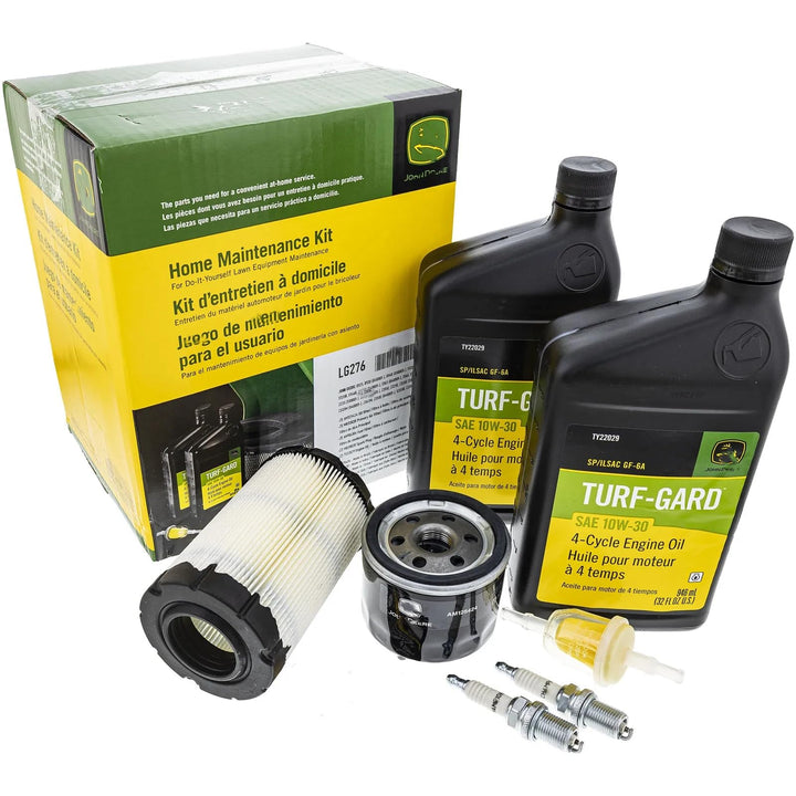WHParts LG276 home maintenance kit for John Deere tractors and ZTrak decks, with OEM LG276 part number