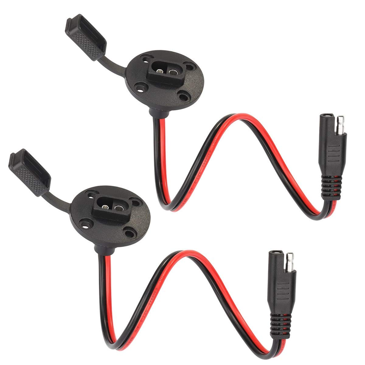 Whrsinlor SAE sidewall connector extension 1ft for easy weatherproof power connections
