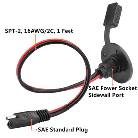 Whrsinlor SPT-2 16AWG 2C cable provides sturdy, low-loss power