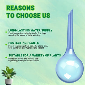 WHTCHSU globes show insertion angle adjustment to control watering speed