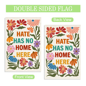 WHTYEFZ Protest-themed decor flag designed for front porch or garden display.