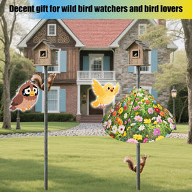 WHWHW Easy installation attaches to feeder pole in minutes.