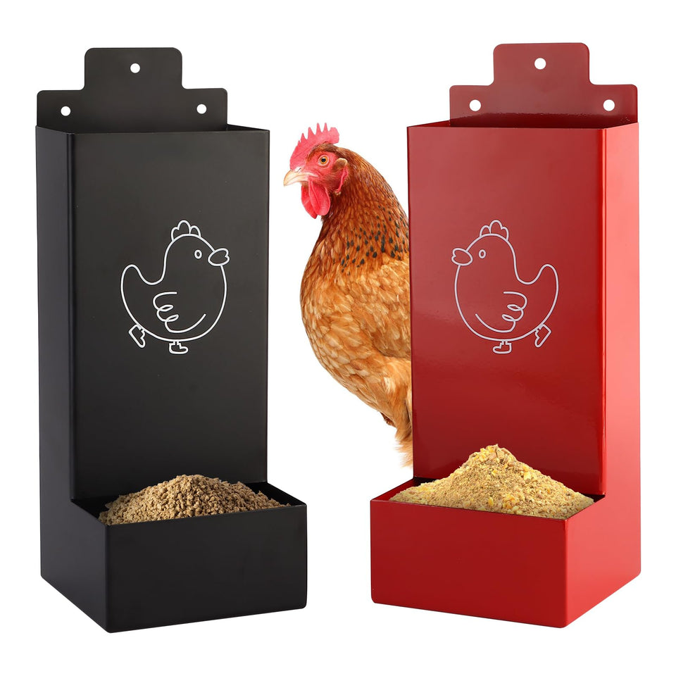 WHXE MNHEE automatic grit feeder two-pack hanging for easy access to nutrients