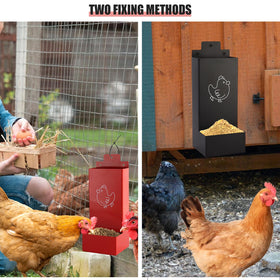 WHXE MNHEE no-waste design reduces mess and wasted feed