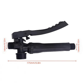 WHZAZGW sprayer handle front view highlights ergonomic grip for comfortable handling.