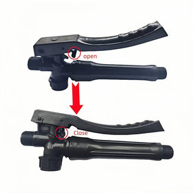 WHZAZGW sprayer handle rear view shows sturdy construction for durability.