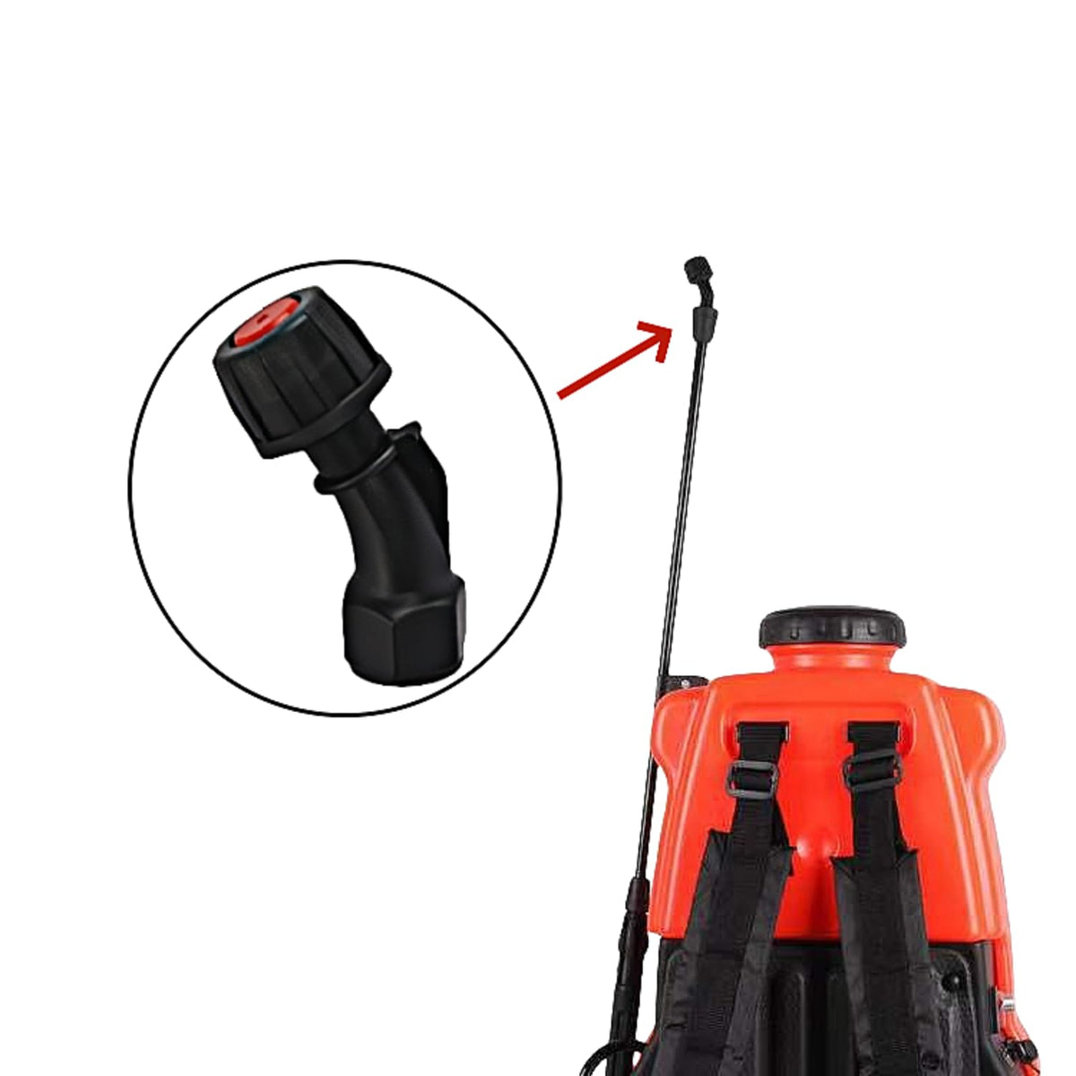 WHZAZGW sprayer nozzle assembly demonstrates durable, multi-angle spray options