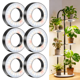 Wiaxulay ceiling grow light halo 3.5 inch emits full spectrum for healthy indoor plants