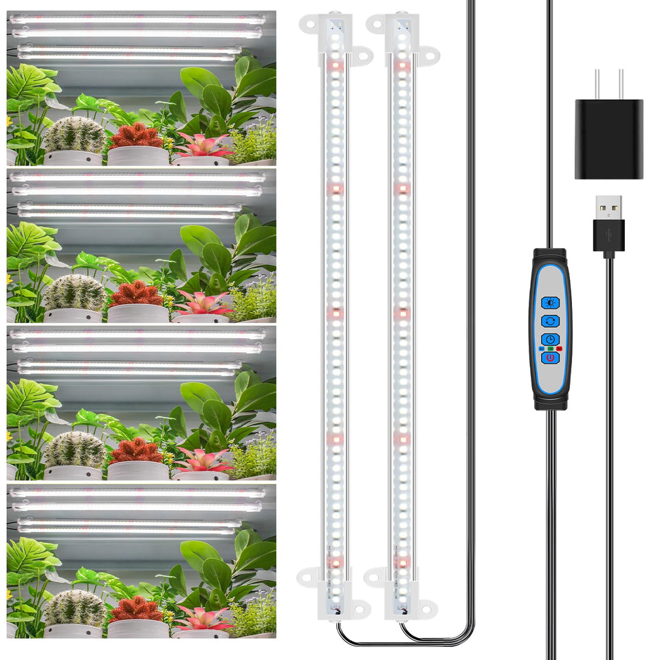 Wiaxulay full-spectrum grow light strip delivering balanced indoor plant growth
