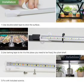 Versatile use for seed starting, succulents, herbs, and leafy greens indoors